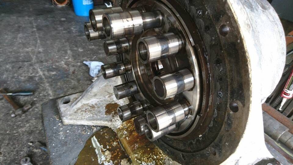 Planetary reducer, opened up